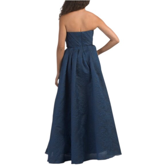 THEIA Mariana Fan Fold Bodice Gown - Picture 2 of 3